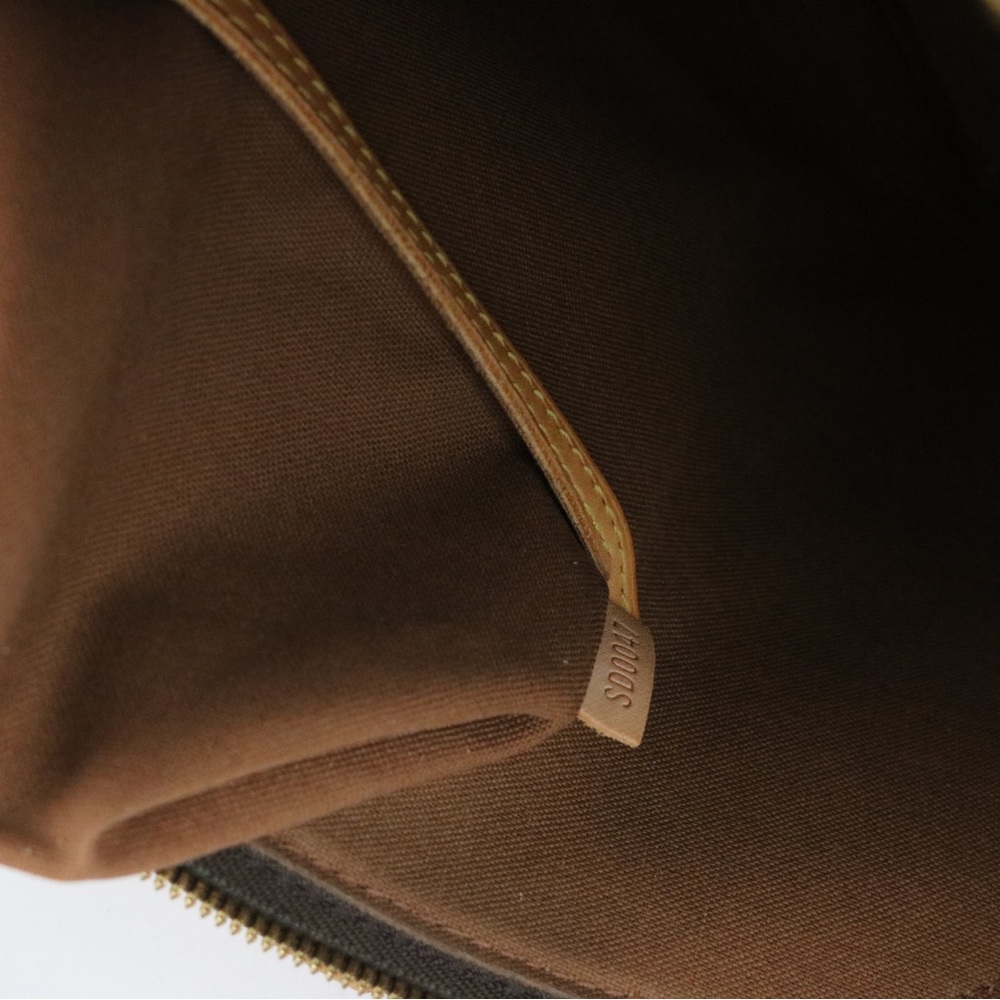 Louis Vuitton Alma MM Monogram Canvas Leather Satchel - Picture 14 of 15